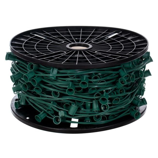 Vickerman VC9SPT1-12G500 500 ft. C9 Socket Spool with 500 C9 Sockets ...