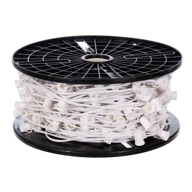 Vickerman VC9SPT1-12W500 500 ft. C9 Socket Spool with 500 C9 Sockets ...