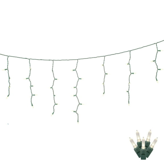 Vickerman Warm White LED M5 Single Mold String Lights, 70 Count