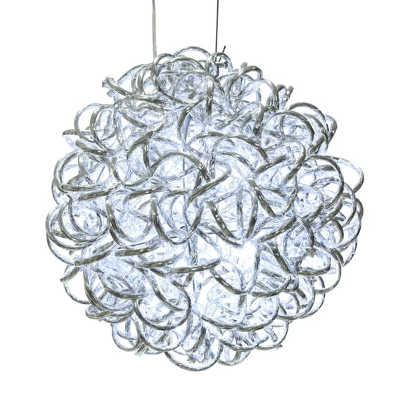 10" Spiral LED Pure White Ball 80Lts
