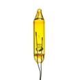 thumbnail image 1 of Vickerman Yellow Glass Incandescent Mini Bulb with Pinched Base, 2.5 Volt 170mA, 500 per Bag, 1 of 2