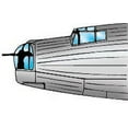 thumbnail image 1 of Vickers Wellington Mk X Vacuform Canopy, Glazing for Matchbox (1/72 model kit accessory), 1 of 1