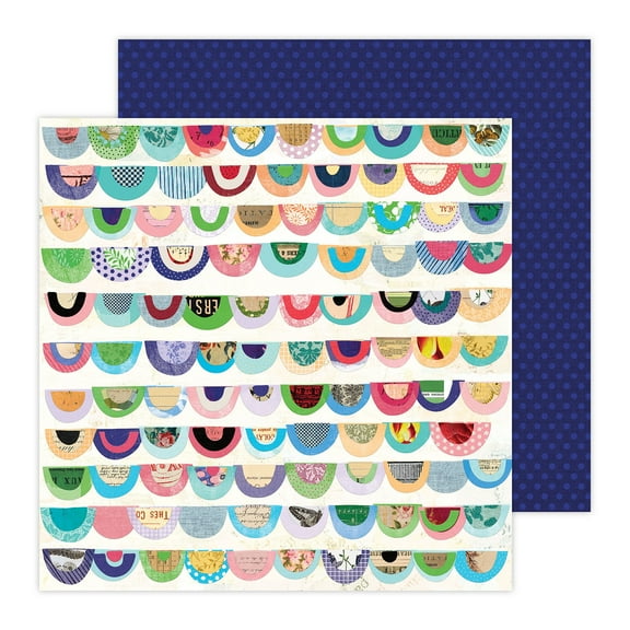 Vicki Boutin Cut & Paste Double-Sided Cardstock 12"X12"-#7