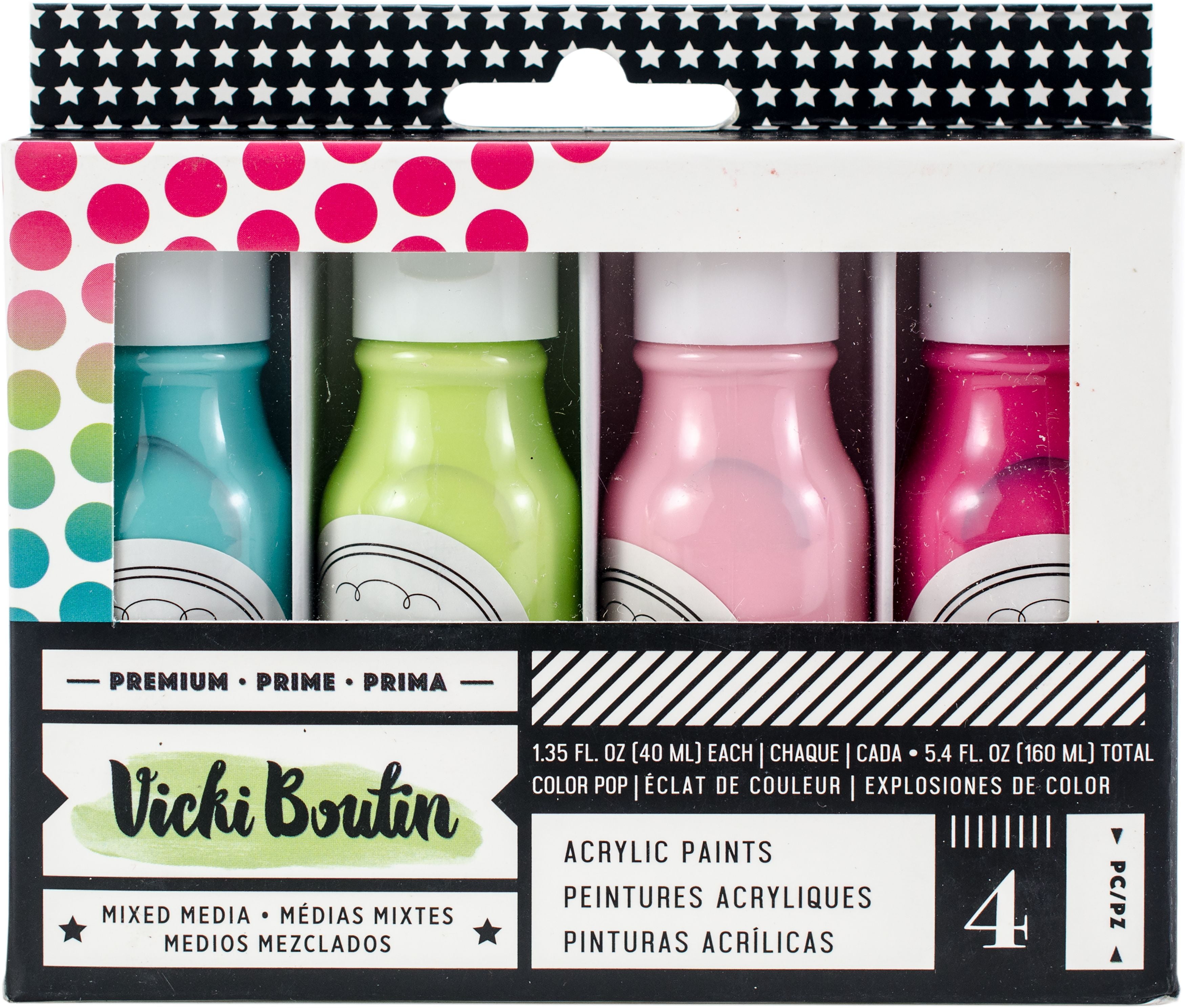 Vicki Boutin Mixed Media Metallic Texture Paste Set-(6) Colors