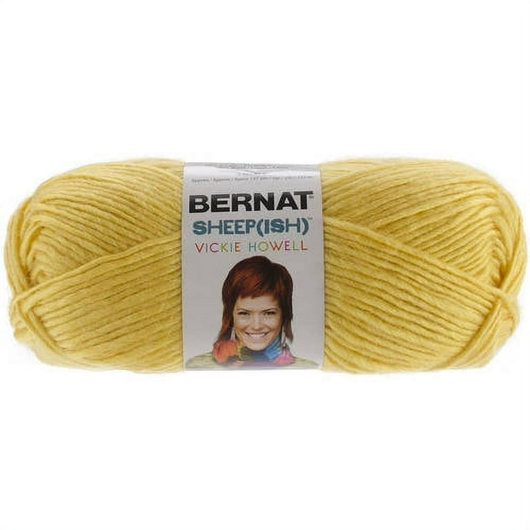 Vickie Howell Sheep ish Yarn Yellow ish Walmart