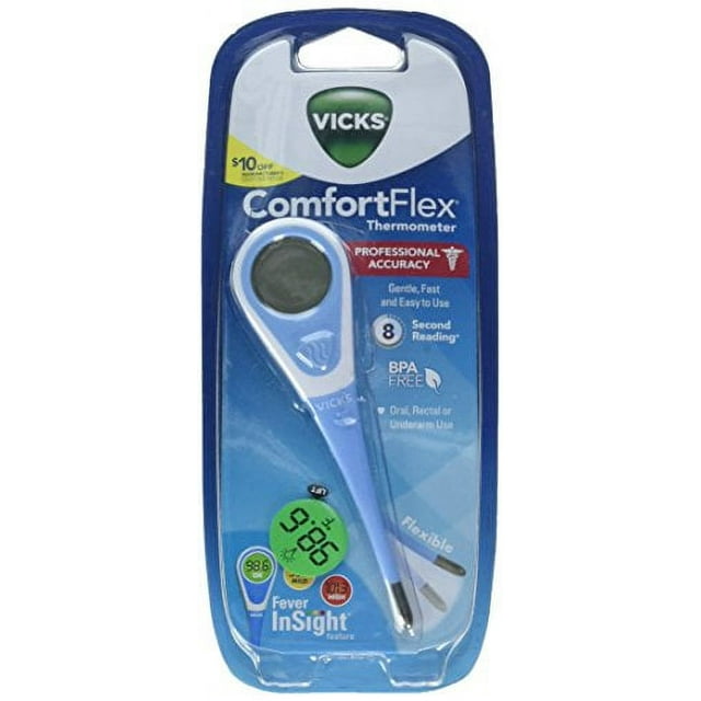 Vicks Accurate Oral Versatile ComfortFlex Digital Quick Thermometer