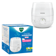 thumbnail image 1 of Vicks Baby 0.6 gal Cool Mist Humidifier, Color Changing Night Light & 1 Bonus VapoPad, 200 sq ft, 1 of 8