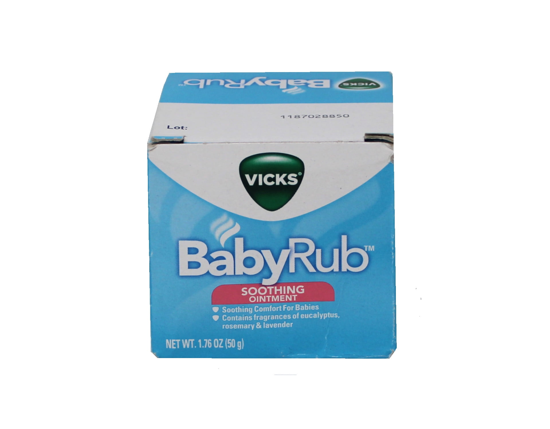 Vicks BabyRub Soothing Chest, Neck and Back Ointment 1.76 Ounce