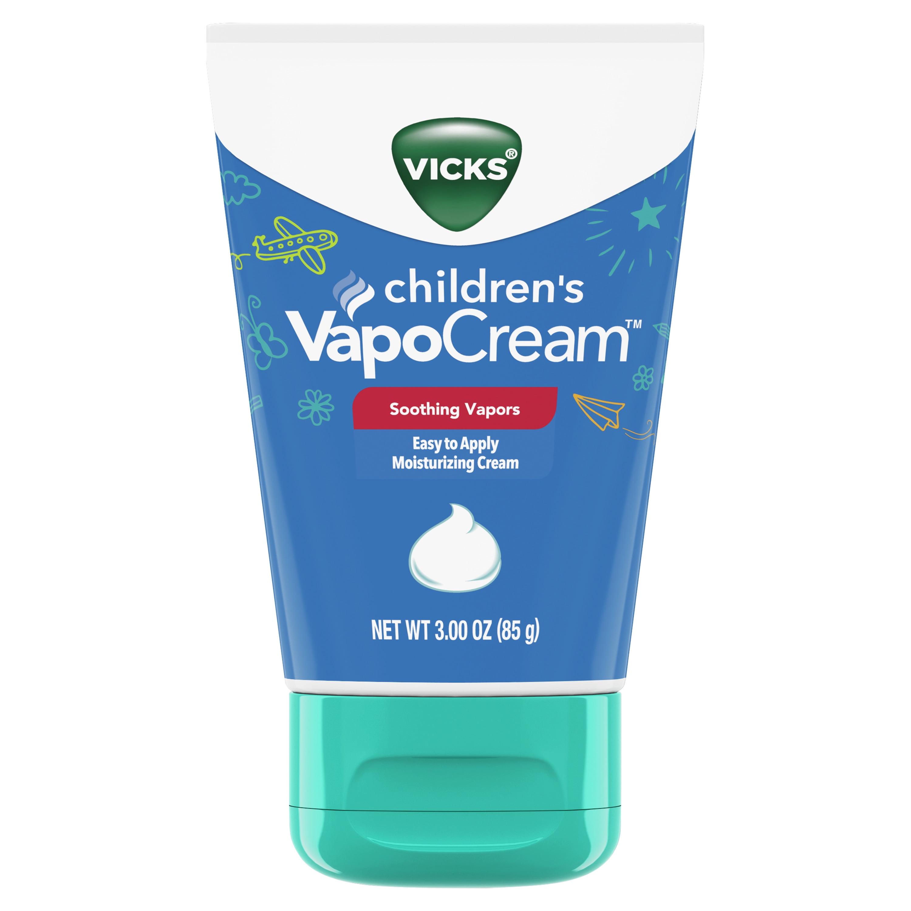 Vicks Non-Greasy Moisturizing Cream, Non-Medicated Vicks Vapors