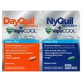 thumbnail image 1 of Vicks Dayquil & Nyquil Severe+ Vapocool Cold & Flu 48 Caplets Each, 1 of 11