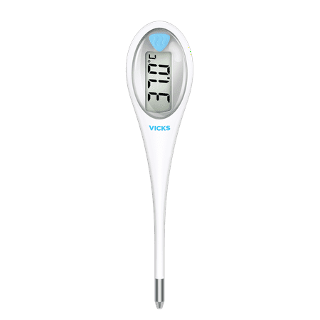 Vicks Digital Oral Thermometer, All Ages, White, V901F