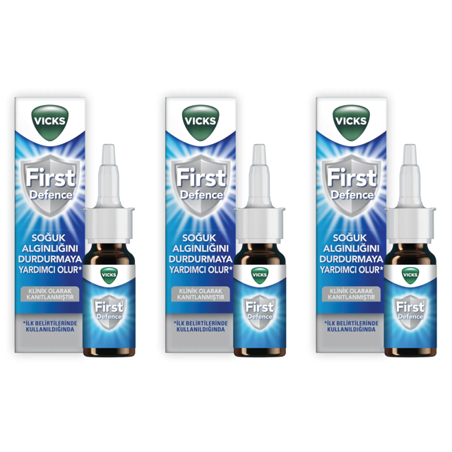 Vicks First Defence Nasal Spray 15ml - 3 Packs - Walmart.com