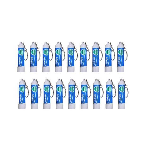 Vicks Inhaler Nasal Vapor Breather Tubes -0.5ML Tubes-18 Tubes Total