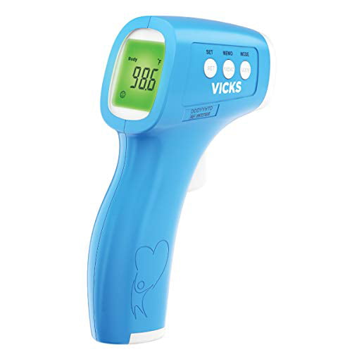 Vicks Forehead No-Touch 3 in 1 Thermometer LCD Display, Infrared