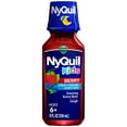 thumbnail interactive-video image 1 of Vicks NyQuil Kids Cold and Cough Liquid, Cold Medicine for Children, Berry, 8 Fl oz, 1 of 13