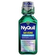 thumbnail image 1 of Vicks NyQuil Severe Cold and Flu Liquid, Cold and Flu Medicine for Adults, Original, 12 fl oz, 1 of 6