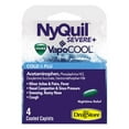 thumbnail image 1 of Vicks NyQuil VapoCOOL Green Cold & Flu Relief 4 pc, 1 of 2