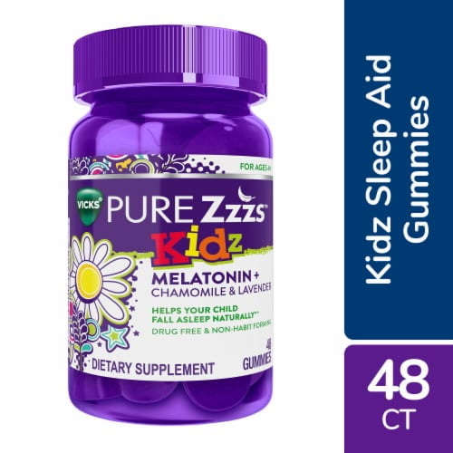 Vicks PURE Zzzs Kids Melatonin Sleep Aid Gummy