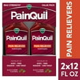 thumbnail image 1 of Vicks PainQuil Pain Relief Liquid, Acetaminophen Pain Reliever for Adults, 2x12 Fl oz, 1 of 7