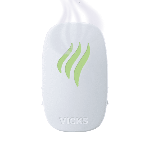 Vicks Plugin Waterless Vaporizer with Nightlight, 100 sq ft, V1750