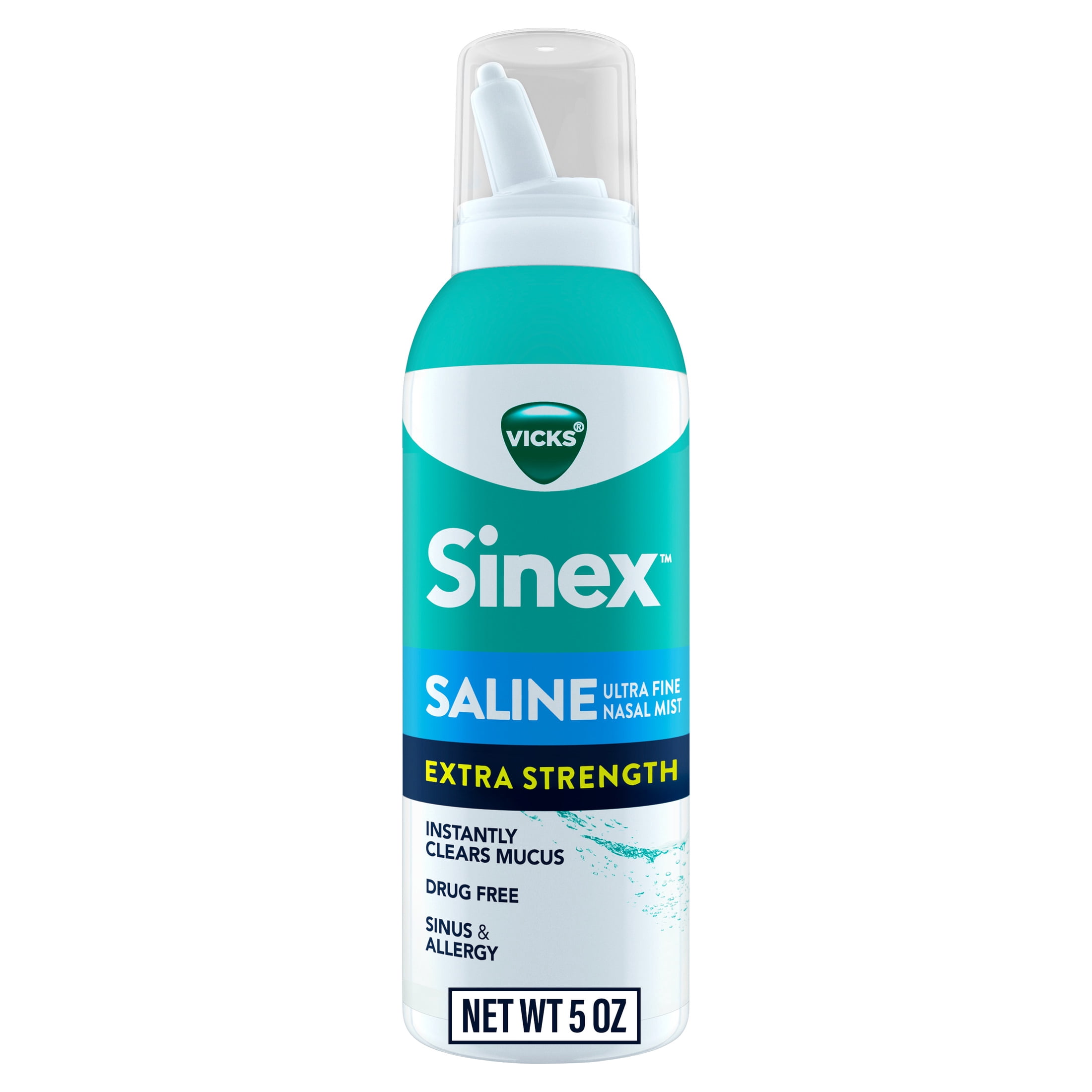 Vicks Sinex Extra Strength Nasal Spray, Nasal Decongestant for Sinus Relief, 5 oz