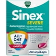 Vicks Sinex SEVERE, AllInOne Sinus + Mucus Relief, NonDrowsy