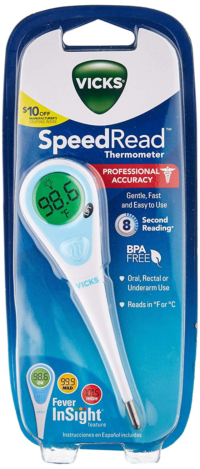 Vicks SpeedRead Thermometer with Fever InSight, V912