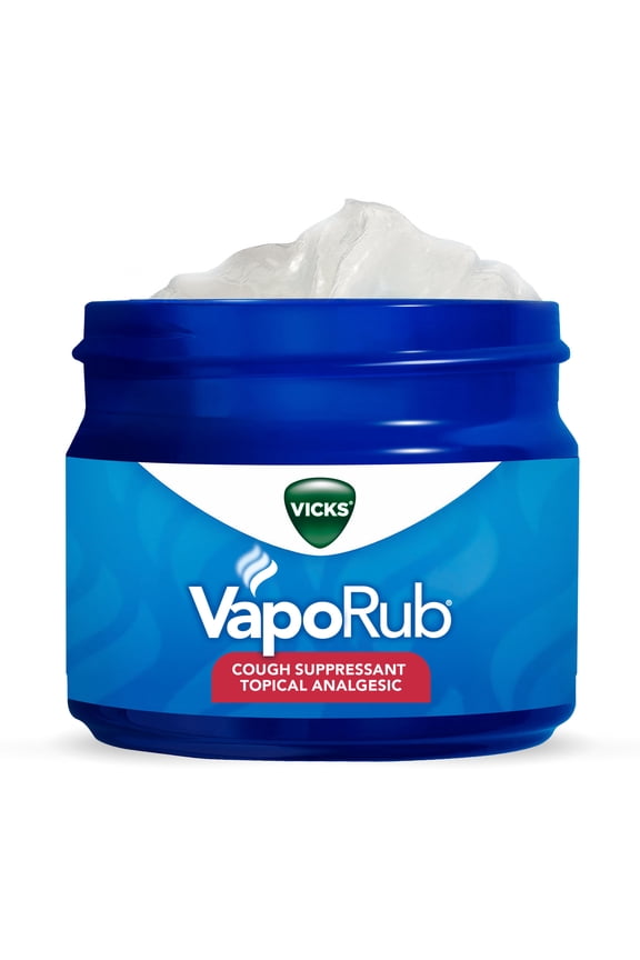 VapoRub Topical Chest Rub and Analgesic Ointment, Cough Medicine for Cough Relief, 1.76 oz