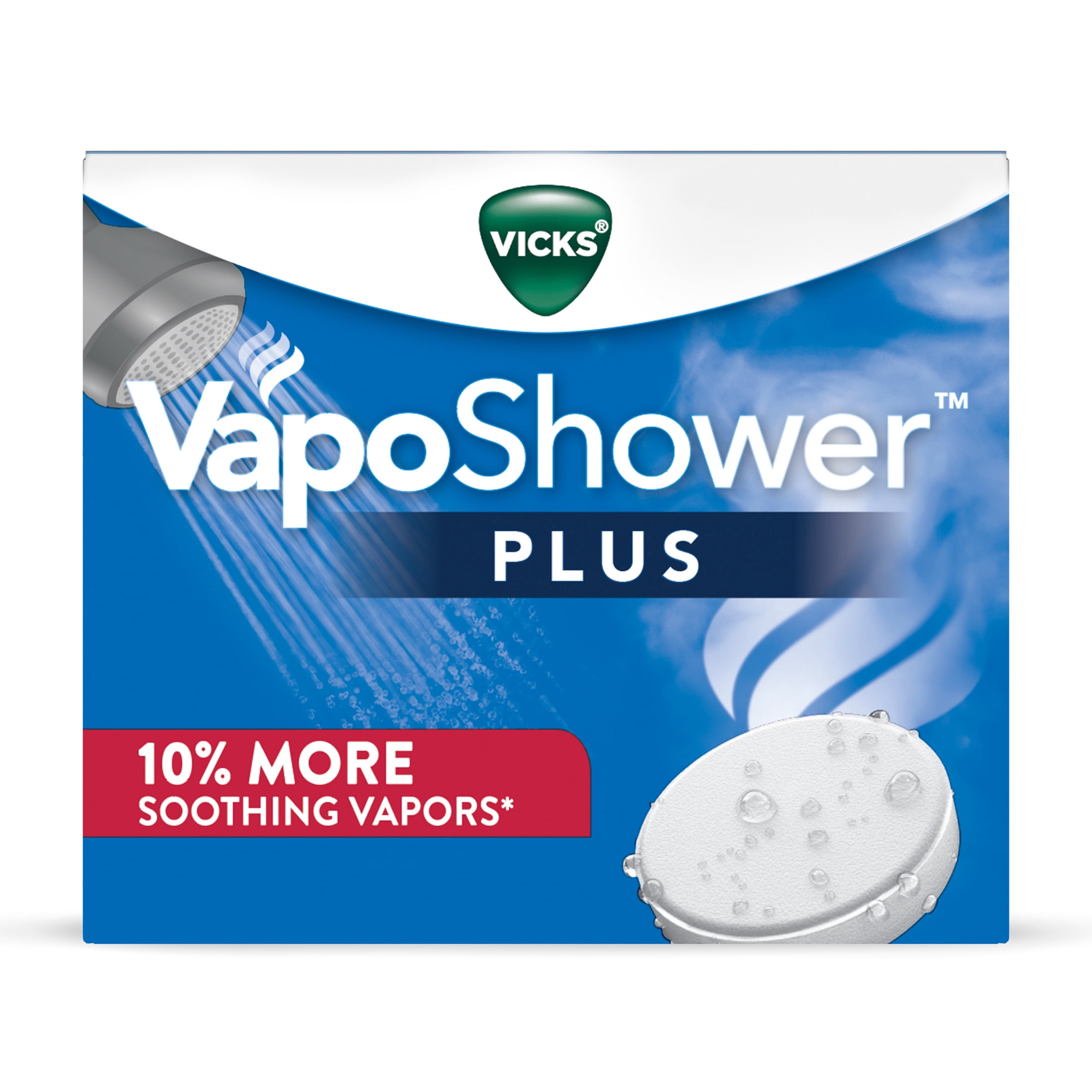 Vicks Vapo Shower Plus, Soothing Vapor Steam Aromatherapy, 12 Tablets