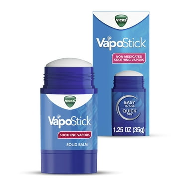 Vicks Vapo Stick Invisible Solid Balm for Sinus Relief, 1.25 oz