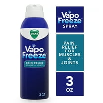 (2 pack) Vicks VapoFreeze Topical Pain Relief Spray, Menthol Pain Reliever for Body Aches and Pains, 3 oz