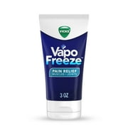 Vicks VapoFreeze Topical Pain Relief Cream, Menthol Pain Reliever for Body Aches and Pains, 3 oz