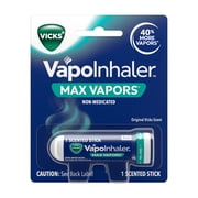 Vicks VapoInhaler MAX Soothing Non-Medicated Vapor Inhaler Menthol Scent, 1 Count