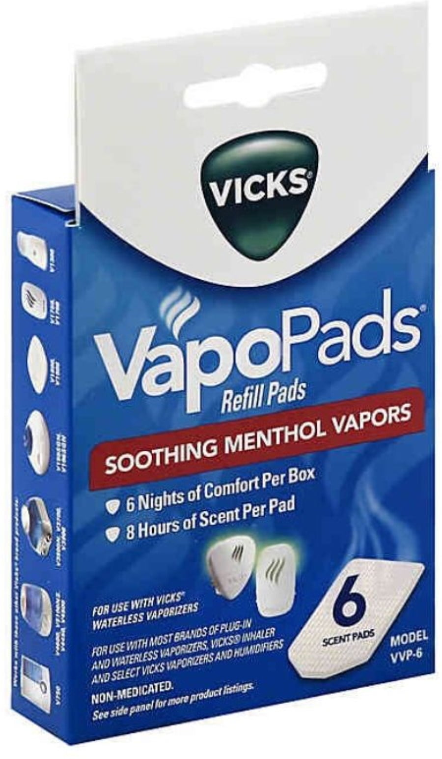 Vicks VapoPads Refill Pads 6 Each