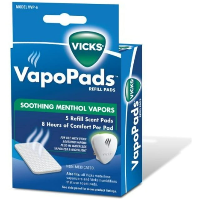 Vicks VapoPads for Vicks Humidifiers, 6 Pack, VVP6V