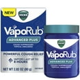 Vicks VapoRub Advanced Plus Cough Suppressant Topical Chest Rub