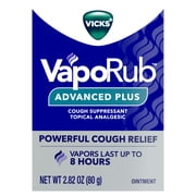 Vicks VapoRub Advanced Plus Cough Suppressant Chest Rub Ointment 2.82 oz