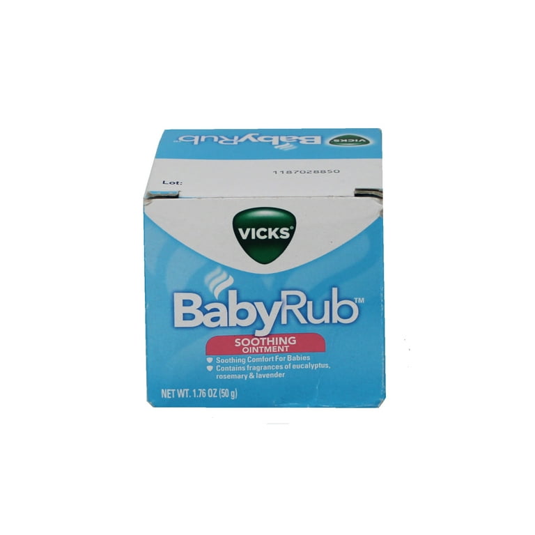 VICKS Babyrub (Vaporub) Apaisant Vapeur Pommade Confort pour Bébés