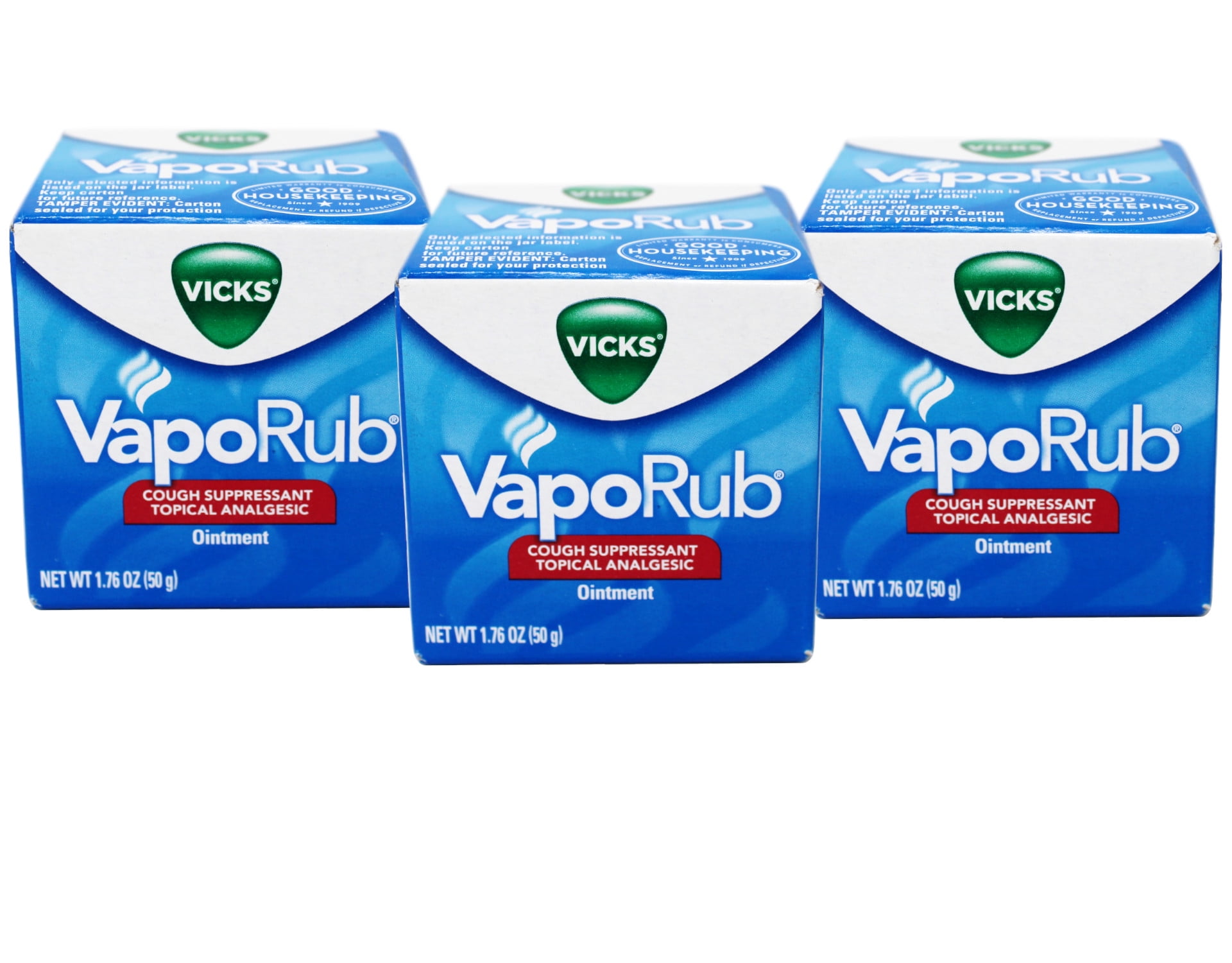 Vicks VapoRub Ointment 1.76 oz (Pack of 3) 