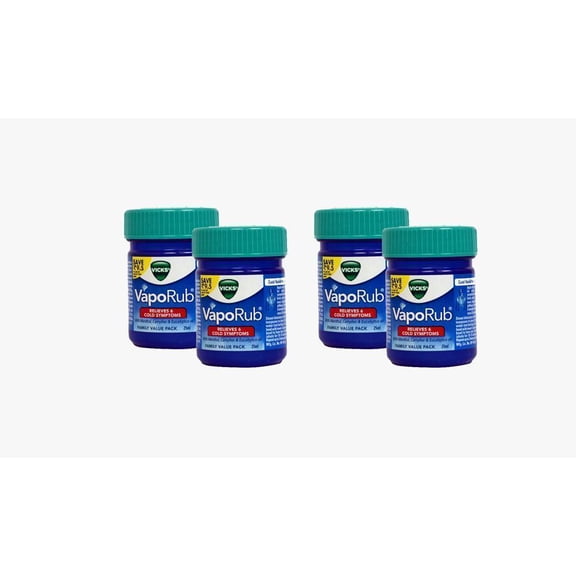 Vicks VapoRub Ointment 25ml - (Family Pack 4)