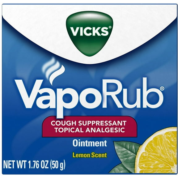 Vicks VapoRub Ointment, Lemon Scent 1.76 oz