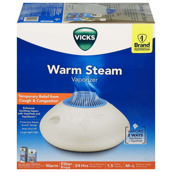 Vicks Vaporizer, Warm Steam, Medium-Large Room Size V150SGNLV2