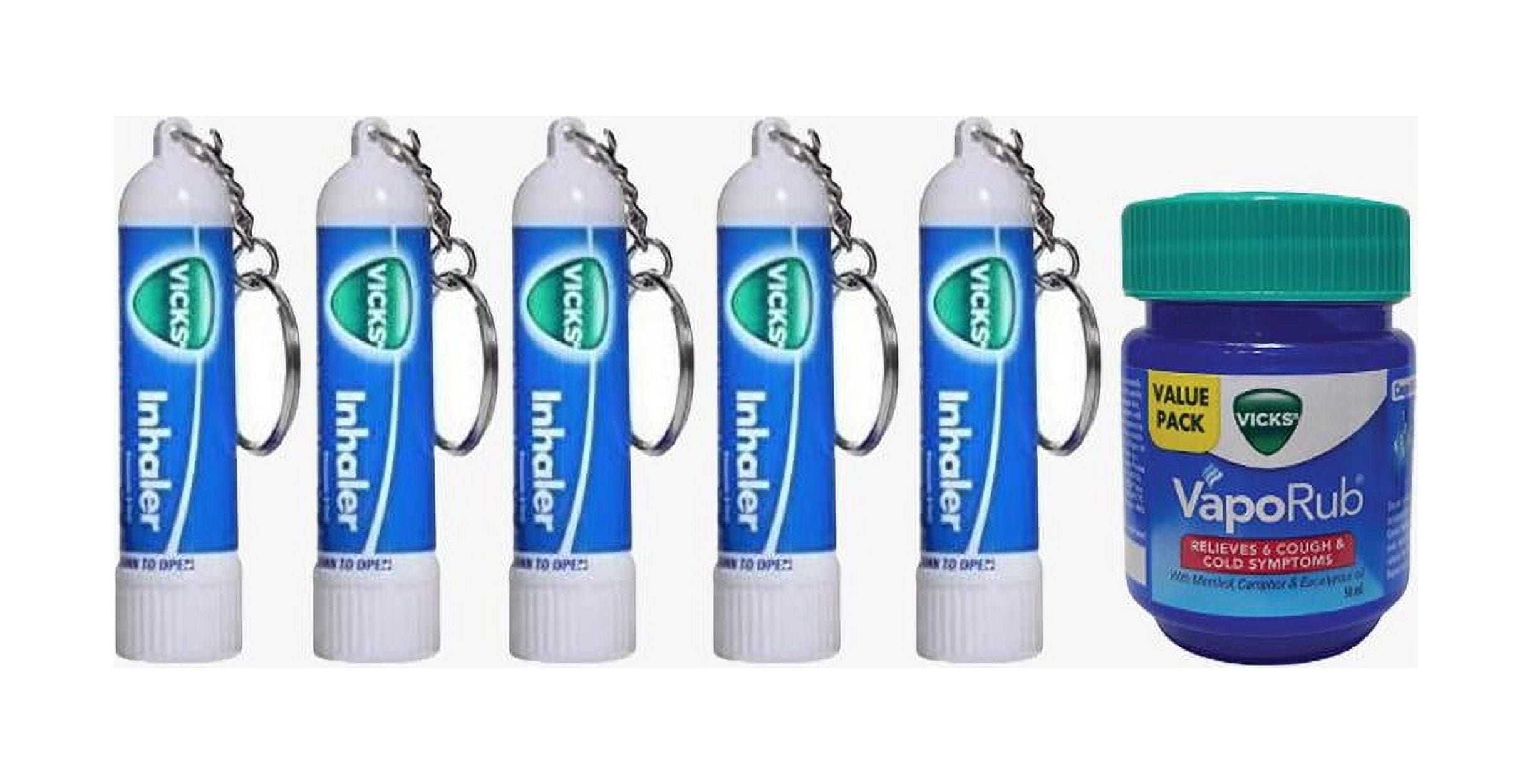 Vicks Vaporub And Inhaler Pack Relieves Blocked Nose Cold Relief