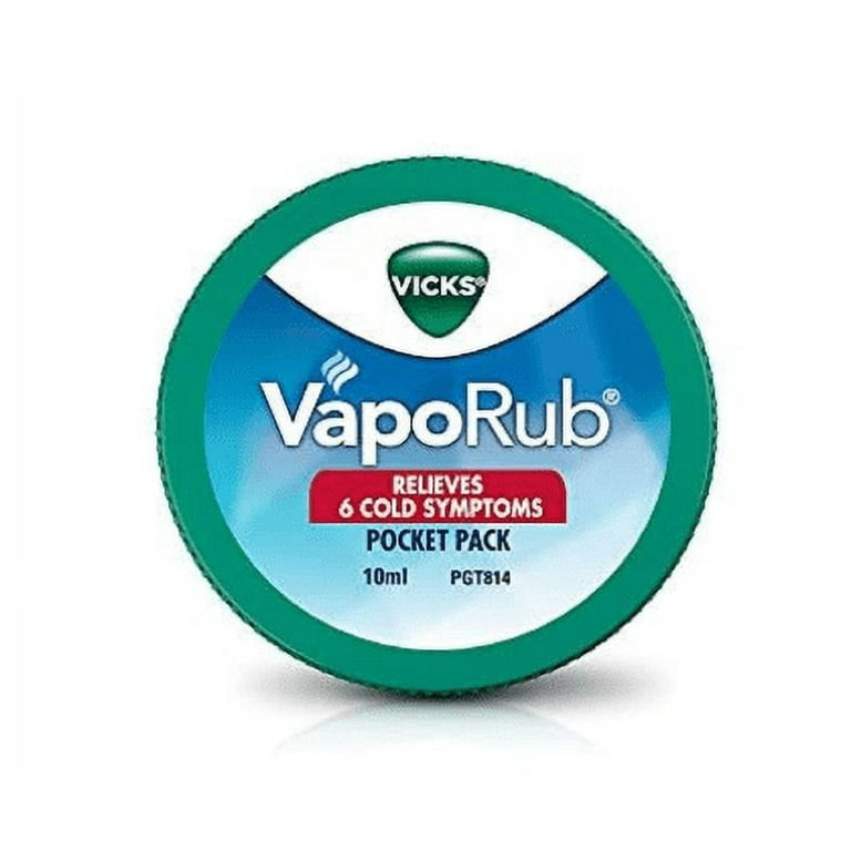 Vicks Vaporub Pocket Pack - 10 ml (Pack of 12) 