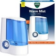thumbnail image 1 of Vicks Warm Mist Humidifier Filter‑Free 1Gal Tank, Auto Shut‑Off, Night Light, VapoPad and VapoSteam Compatible, 1 of 5