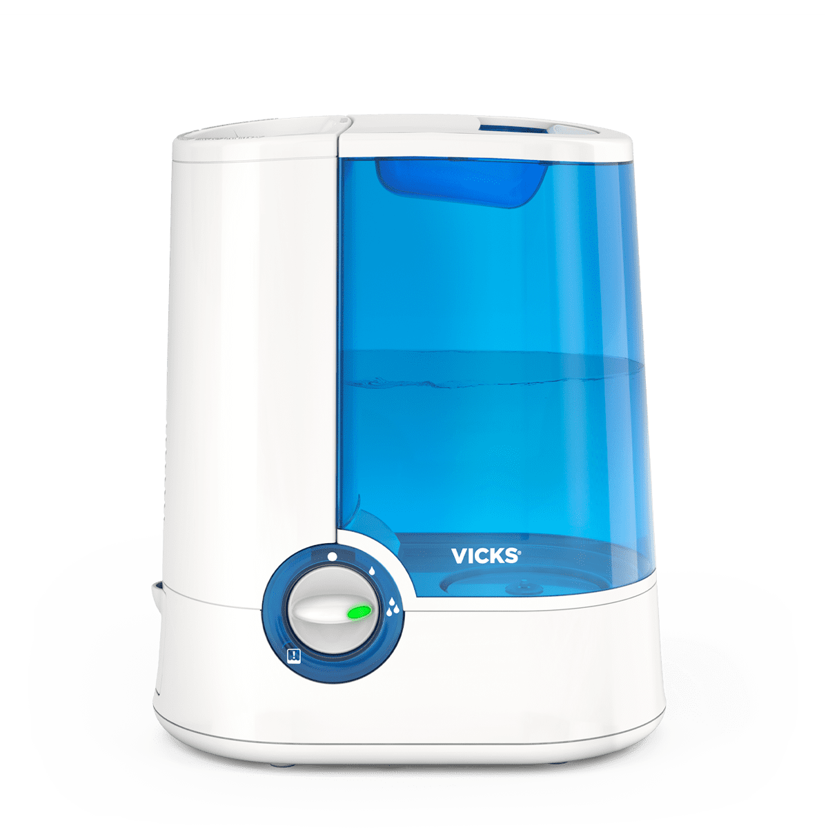 Vicks Warm Moisture Humidifier, 400 sq ft, Blue, V750