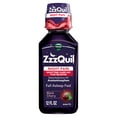 thumbnail interactive-video image 1 of ZzzQuil Liquid Pain Reliever, Acetaminophen 1000mg, Diphenhydramine 50mg HCI, Black Cherry Flavor, 12 fl oz, 1 of 11