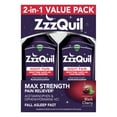 thumbnail interactive-video image 1 of Vicks ZzzQuil Night Pain, Sleep Aid Pain Reliever Liquid, Sleep Aid and Pain Relief, Cherry 24 Fl oz, 1 of 12