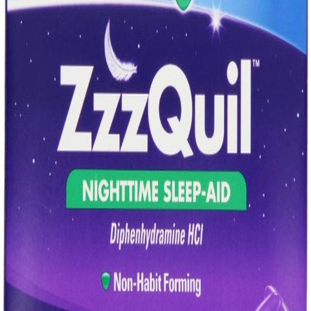 Vicks ZzzQuil Nighttime SleepAid Liquicaps (Pack of 2)