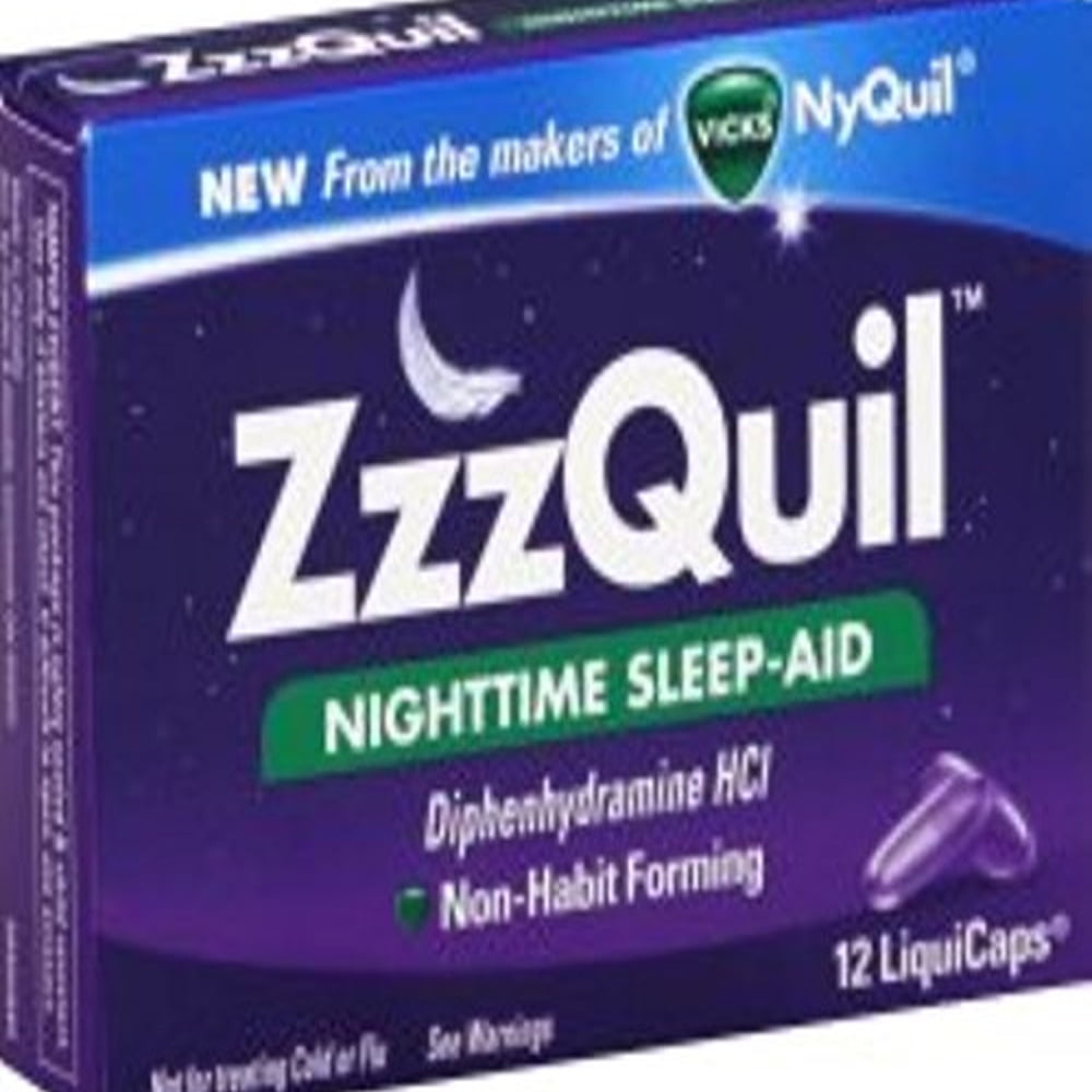 Vicks ZzzQuil Nighttime Sleep Aid (Pack of 5)
